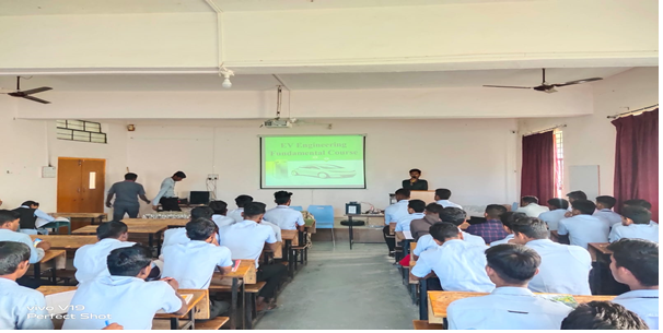 Guest Lecture On Topic “E- Car System Recent Technology”