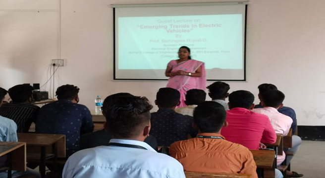 Guest Lecture On Topic “Emerging Trends In Electric Vehicles”