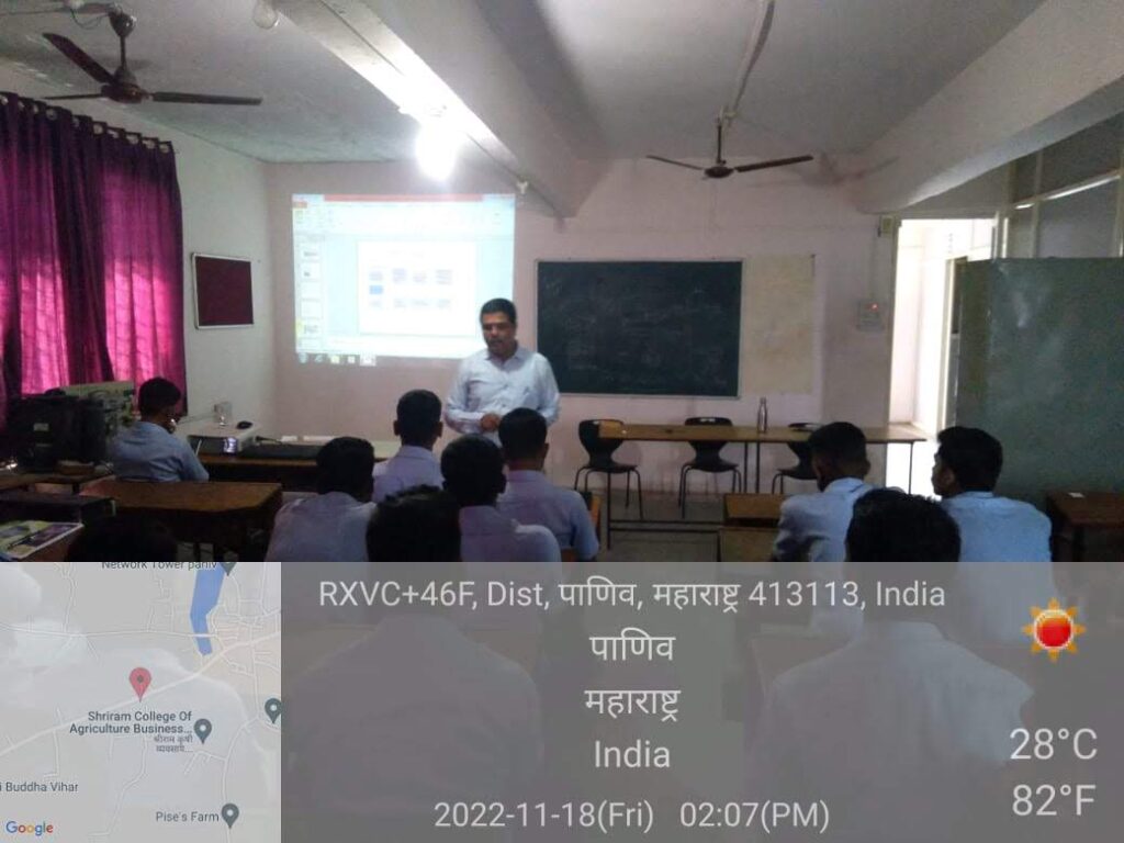 Guest Lecture on “Development Of  Project Stages”